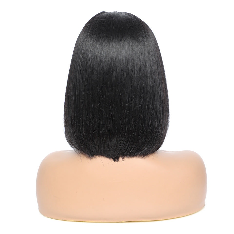 Headband Straight Bob Human Hair Wig