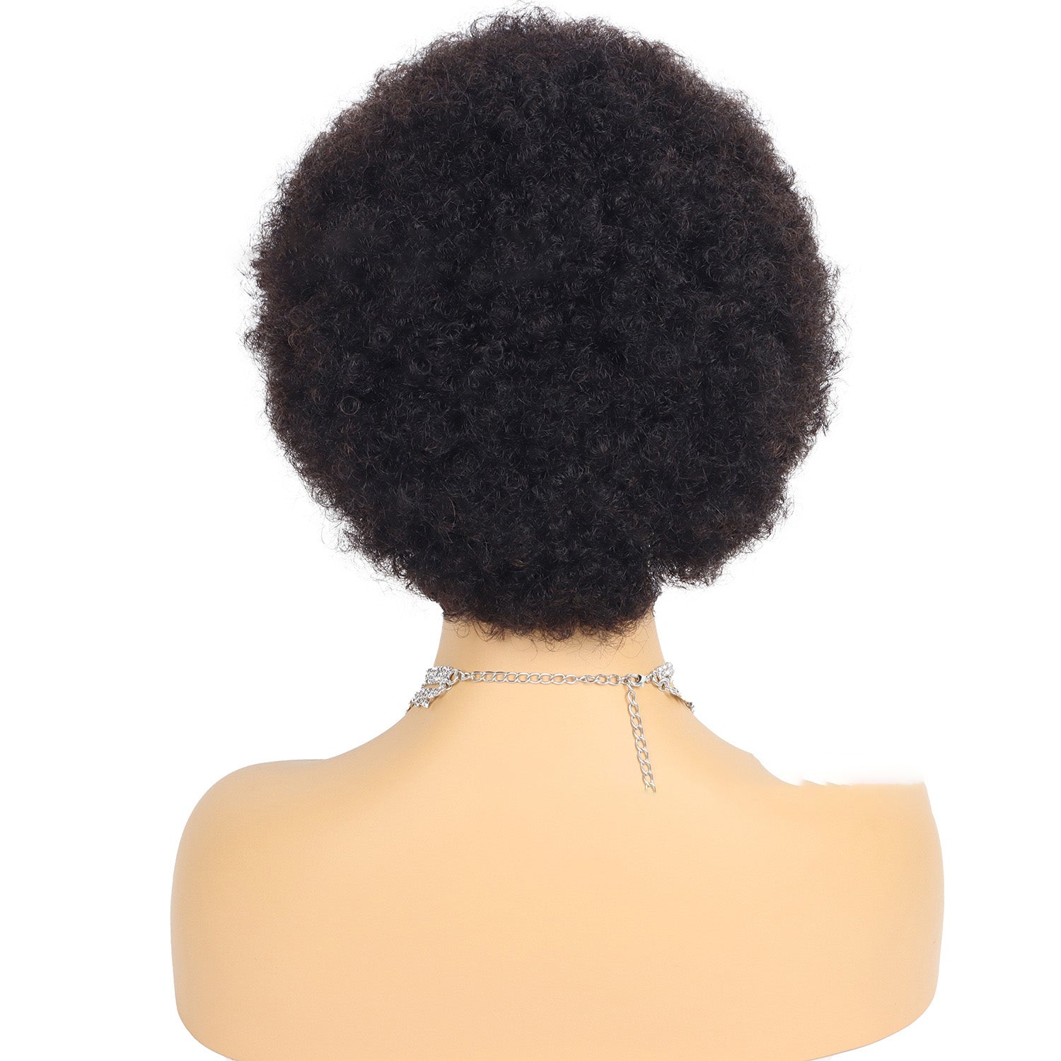 Kinky Curly Short Human Hair Wig