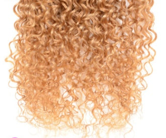 Gradient Curly Human Hair Extension