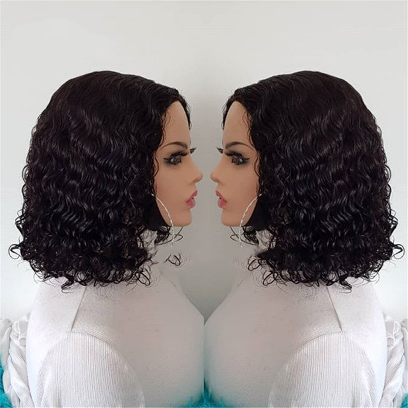 13x4 Lace Front Kinky Curly Brazilian Remy Human Hair Wig - 150% Density