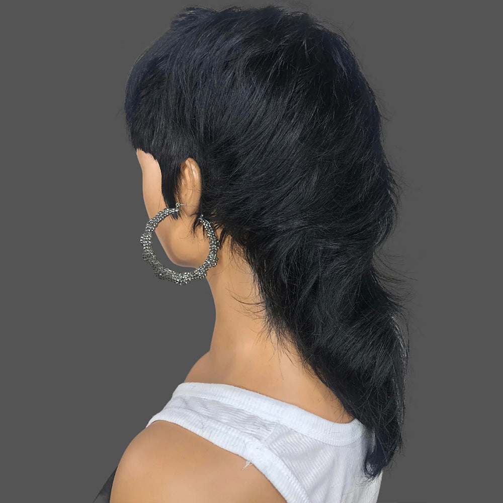 Human Hair Wig with bangs