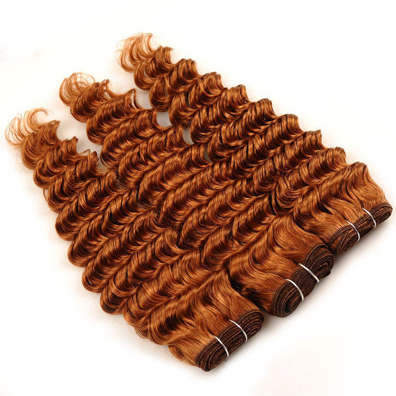 Human hair extension 100g deep wave