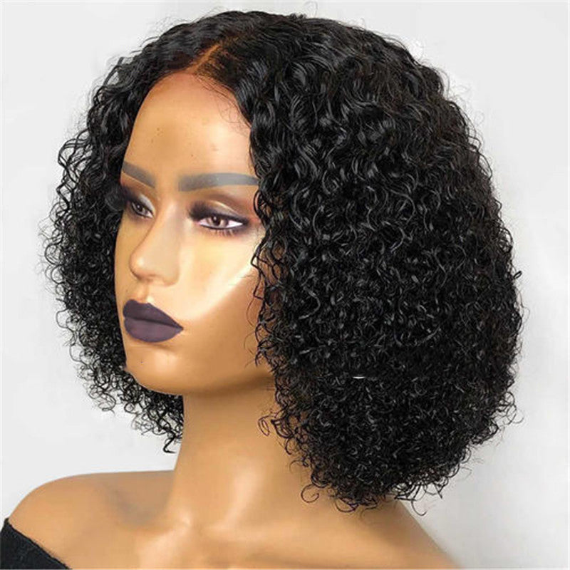 13x4 Lace Front Kinky Curly Brazilian Remy Human Hair Wig - 150% Density
