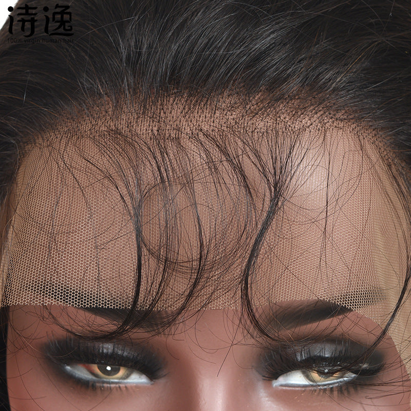 Wavy Human Hair Wigs 13X4 Lace