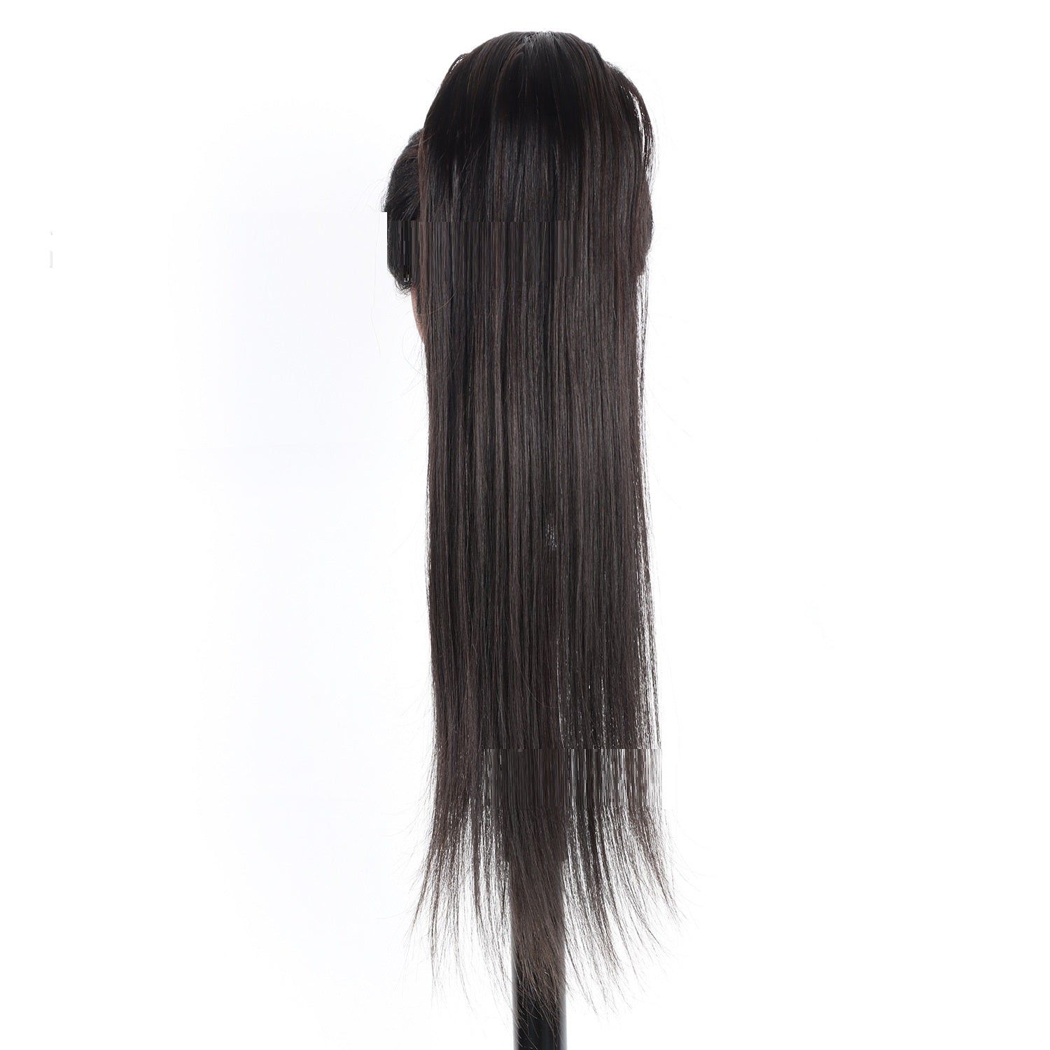 Drawstring Straight human Hair Wig Ponytail Braids
