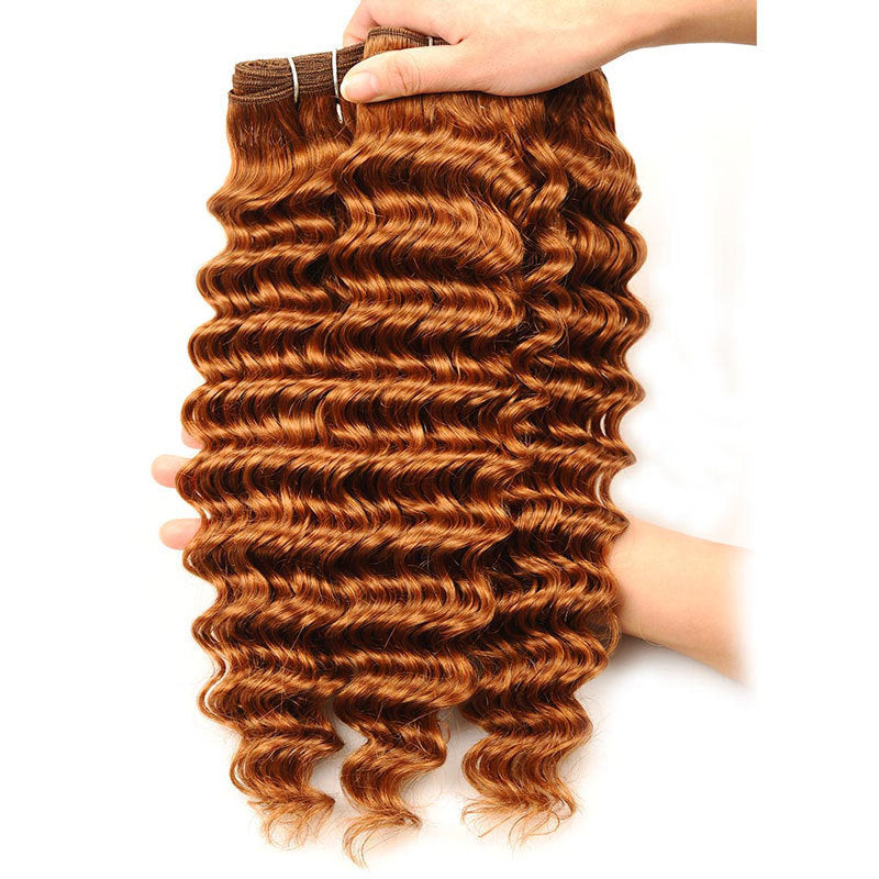 Human hair extension 100g deep wave