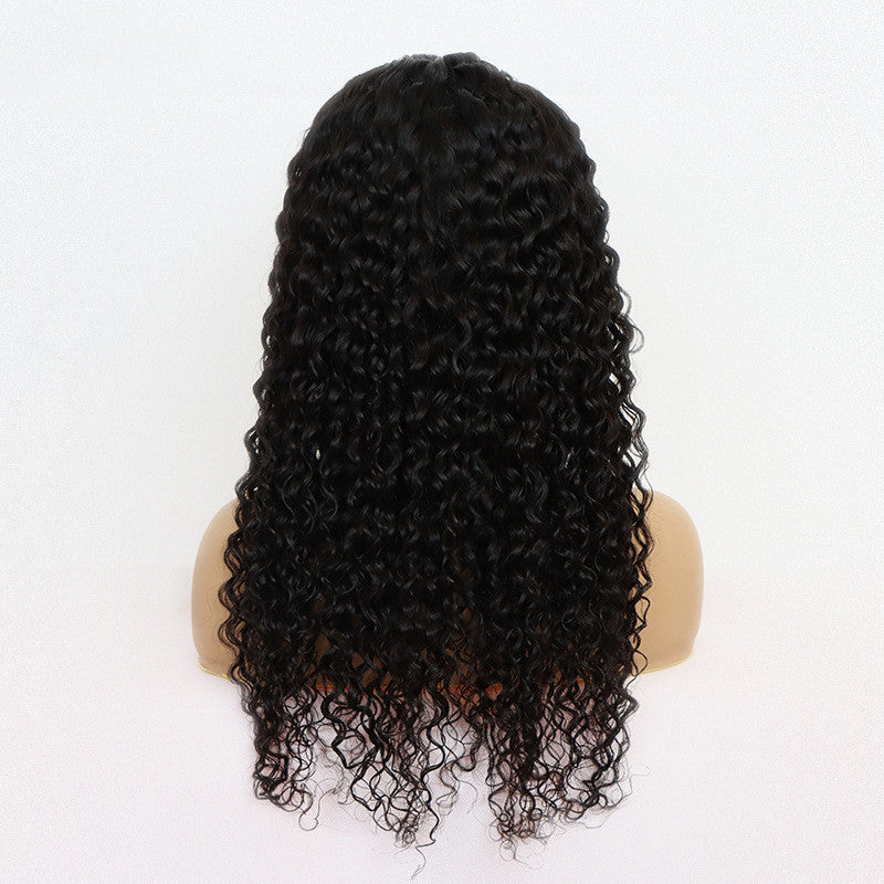 Brazilian Water Wave Headband Human Hair Wig