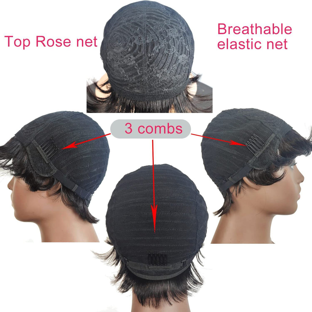 Deep Curly Fringe Human Hair Wig With Bangs