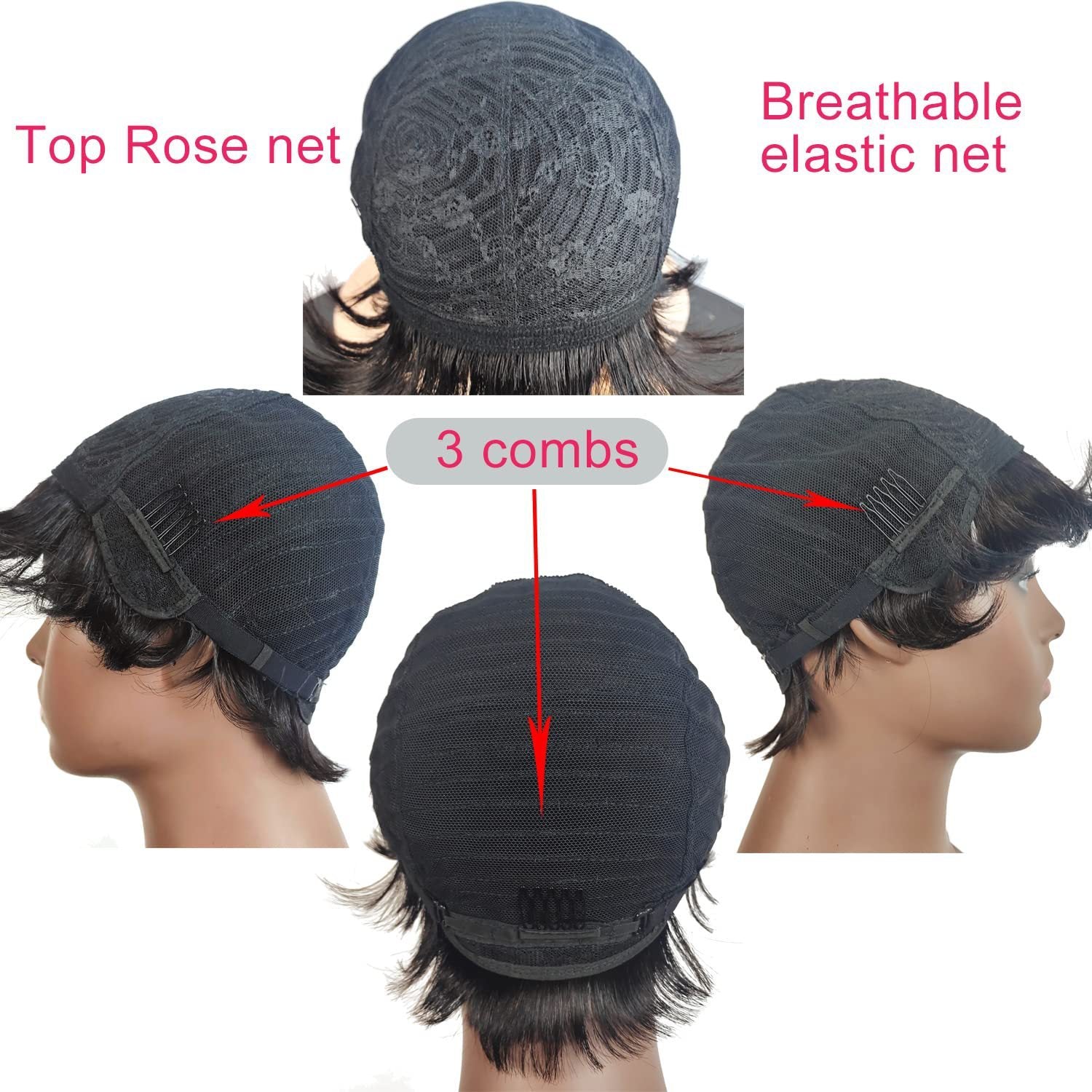 Deep Curly Fringe Human Hair Wig With Bangs