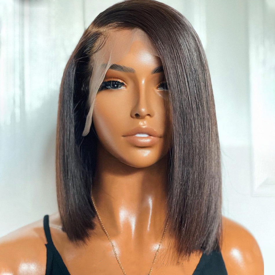 Double Drawn 13x4 Brown Lace Human Hair Wig