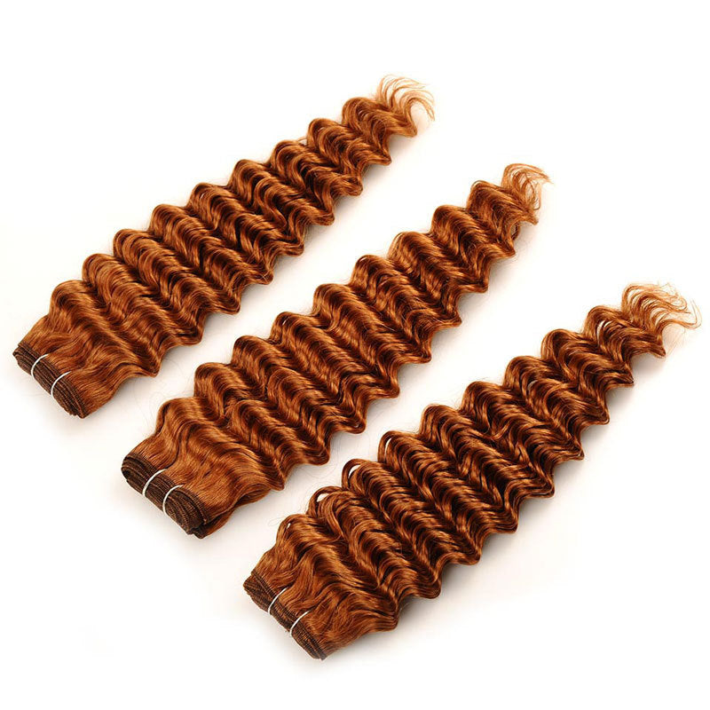 Human hair extension 100g deep wave