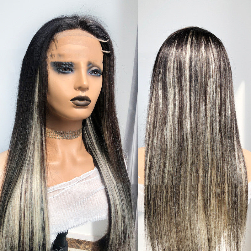Straight Highlight Body Wave Human Hair Wig