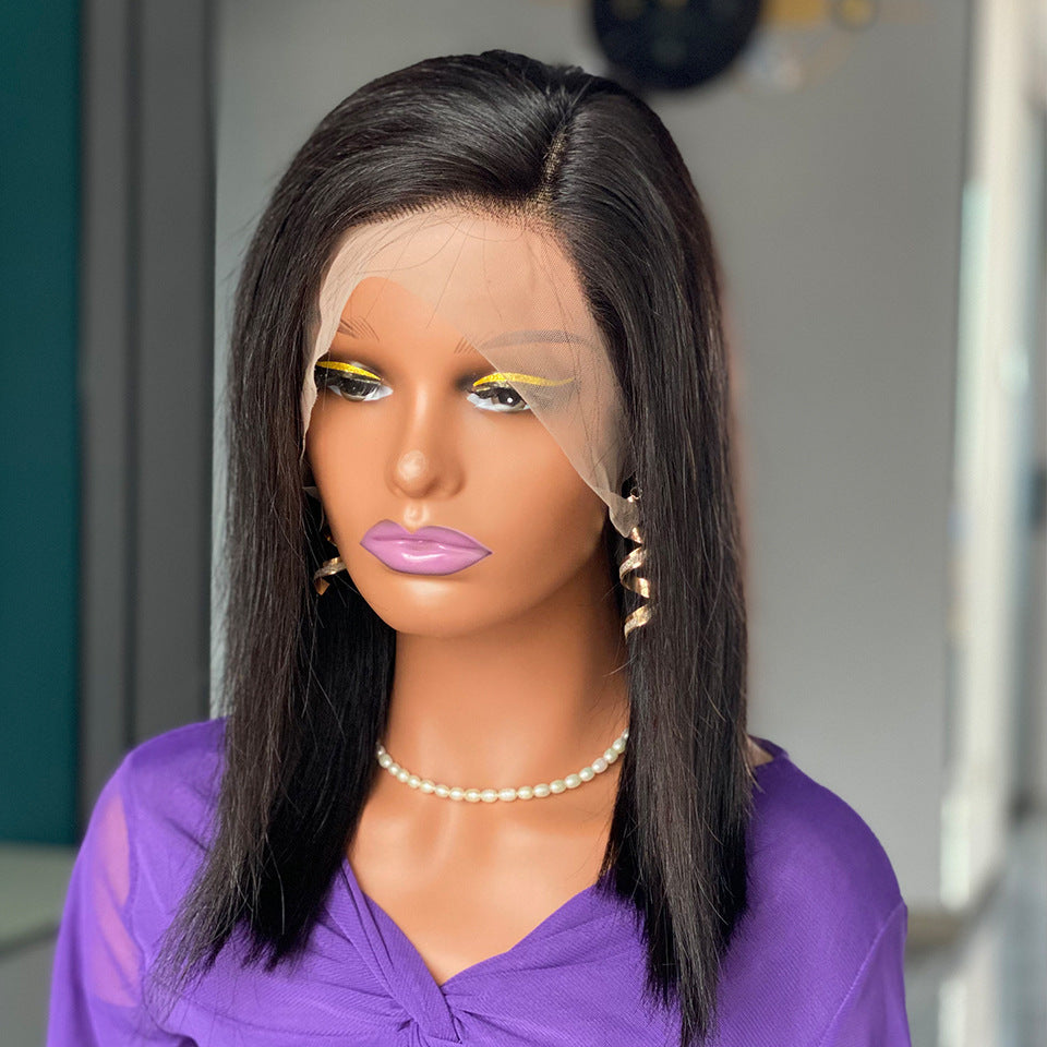 200 High Density Straight Bob Human Hair Wig