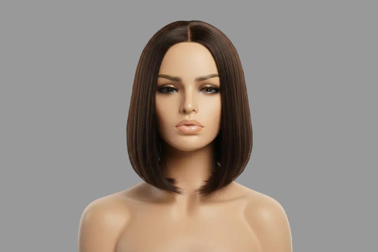 Bob Wig with skin color manique